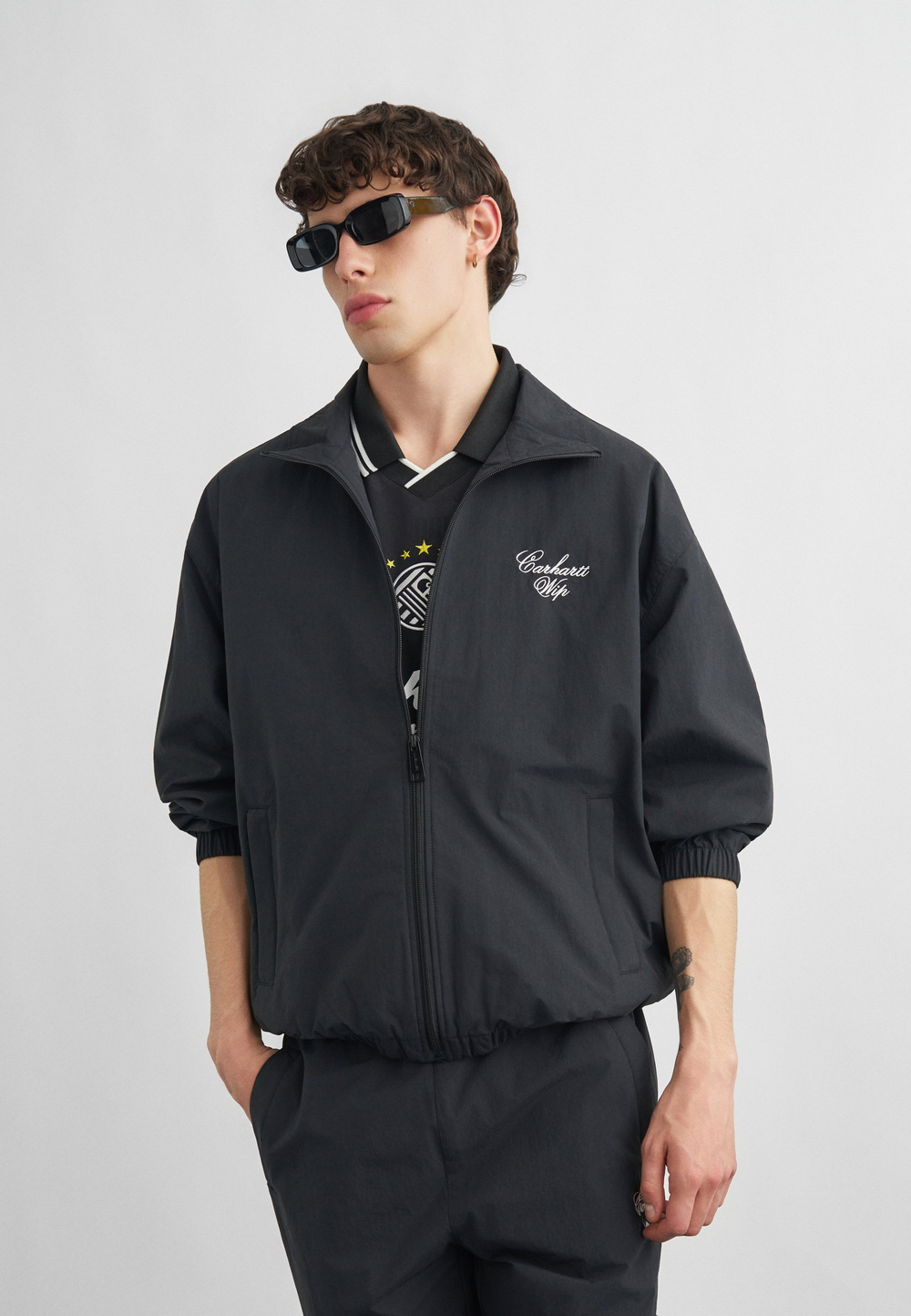 Carhartt WIP TRAVON  - Демисезонная куртка - Чёрный