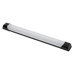 Светильник линейный уличный 36Вт 6500К холодный белый свет в стильном черном корпусе. Размер 600х60х45мм