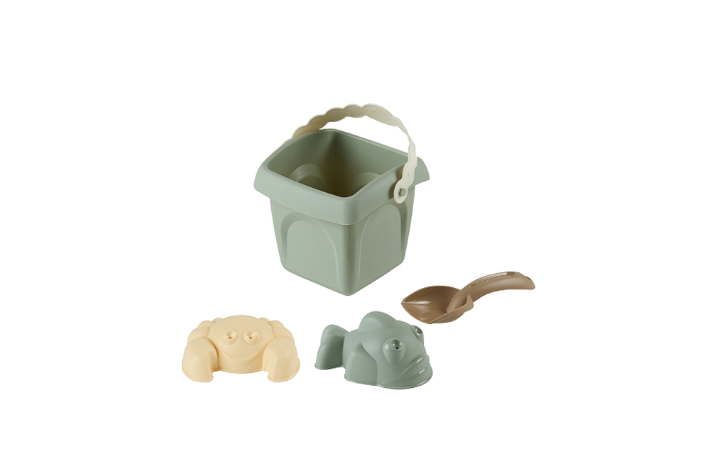 Набор для песка: ведро малое, совок, 2 формочки "Эстетика" сет. (Нордпласт)