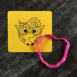 Сова №26 в очках с сердцем