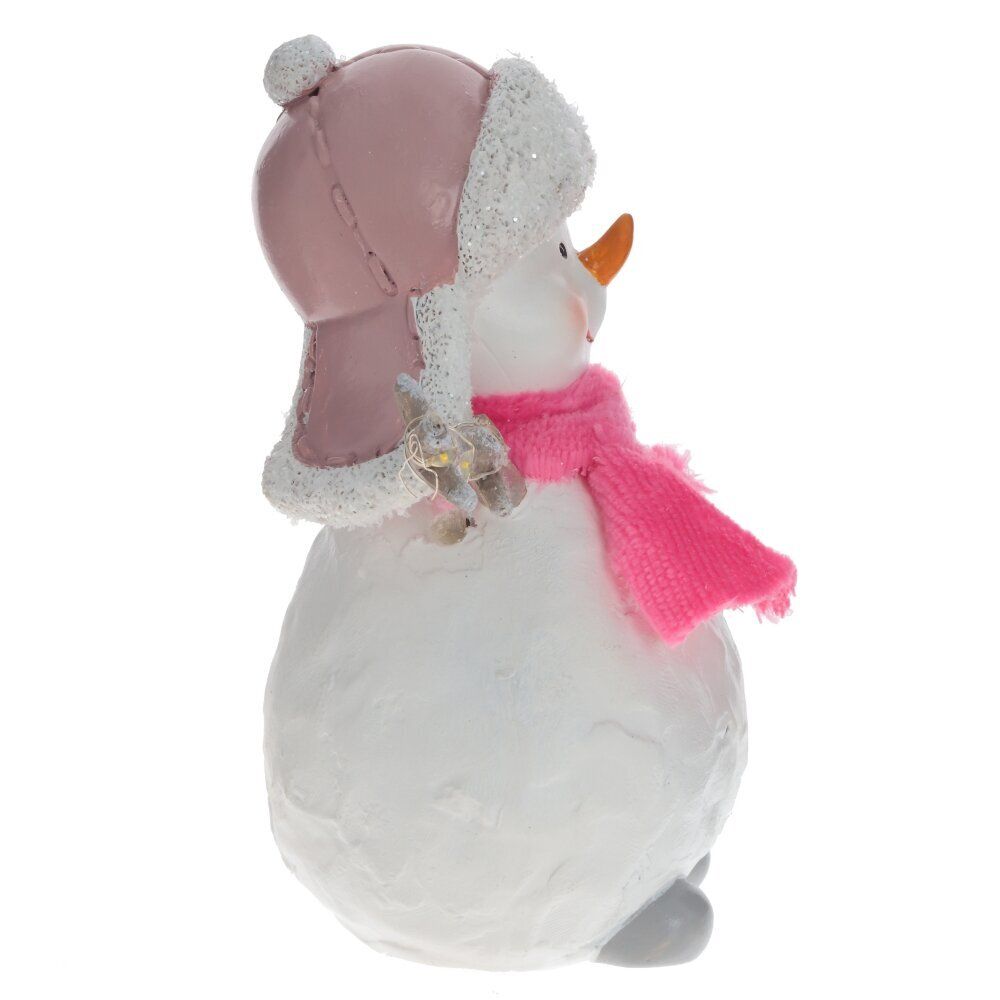 GAEM Фигурка декоративная с подсветкой "Снеговик", L14 W7,5 H14,5 см, LR44 2 шт.