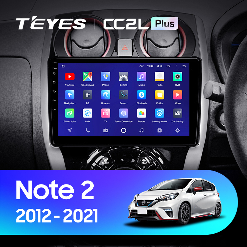 Teyes CC2L Plus 10" для Nissan Note 2012-2021