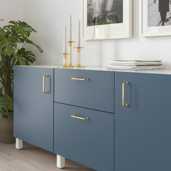 IKEA BAGGANÄS  (ИКЕА БАГГАНÄС)  -  Ручка, цветная латунь, 143 мм