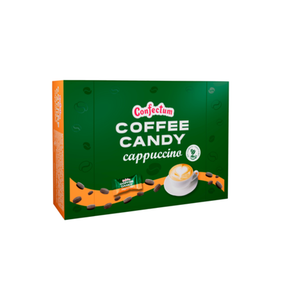Карамель «Confectum Coffee Candy Cappuccino» со вкусом капучино, 50 гр х 9шт