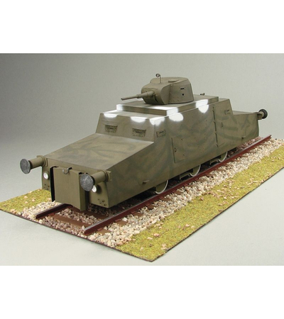 Сборная картонная модель Shipyard бронедрезина Zeppelin (№47), 1/25