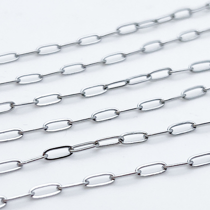 Цепочка, сталь, размер звена 6,2*2,6 мм, цена за 50 см