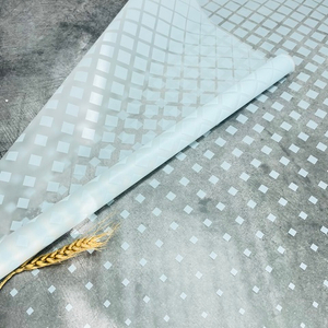 Пленка матовая с рисунком "CartaPack" Ромб градиент Васильковый