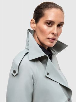 Тренч женский ILIM NORPPA зеленый шалфей