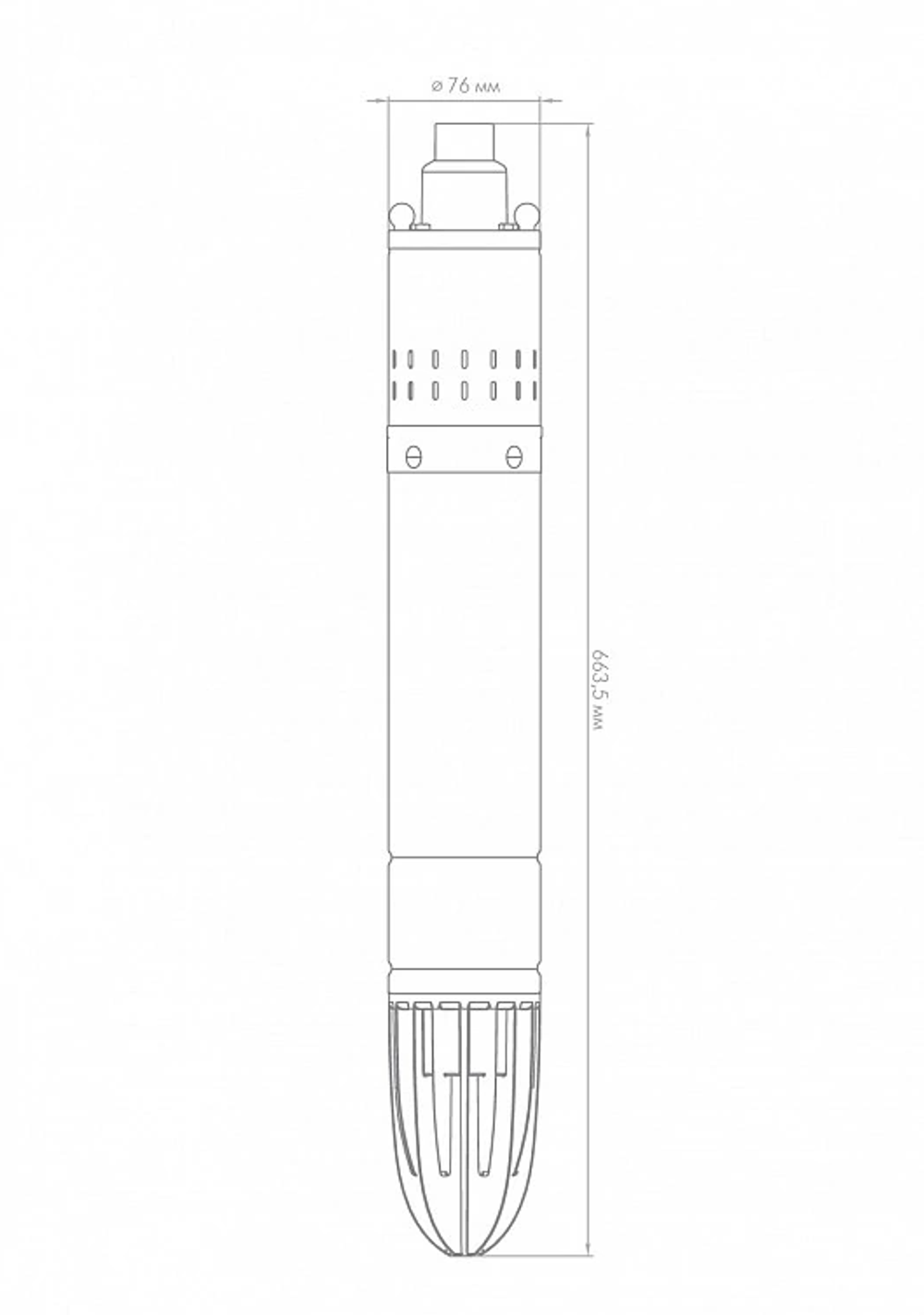 Скважинный насос Джилекс «ВИНТОВИК» 35/80 с кабелем 20 метров