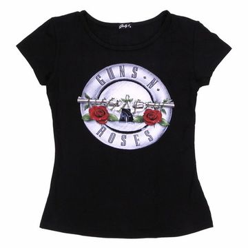 Футболка женская Guns N Roses лого