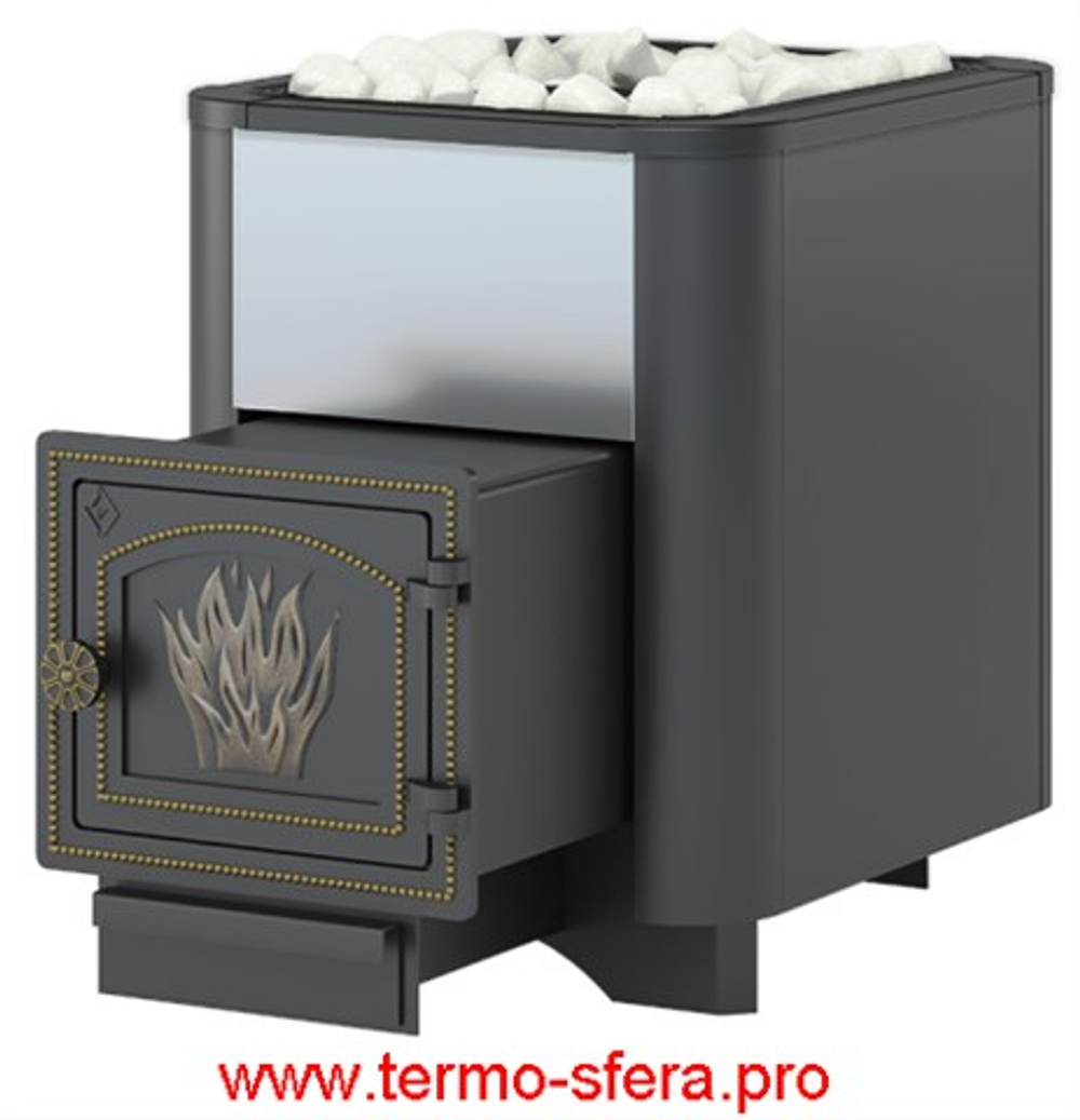 Печь ВЕЗУВИЙ Сенсация 12 Антрацит (ДТ-3)