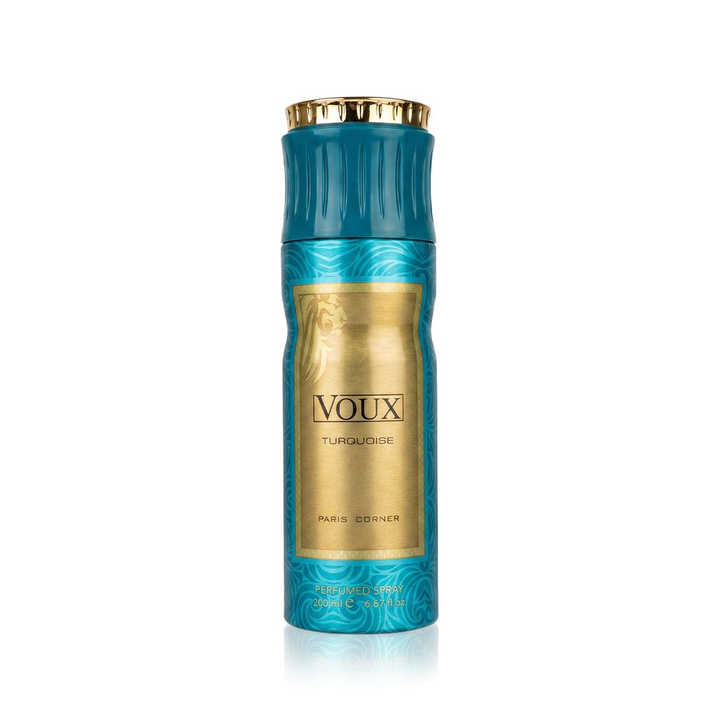 Paris Corner Voux Turquoise Bodyspray 200 ml (unisex) Paris Corner Voux Turquoise Bodyspray 200 ml (unisex)