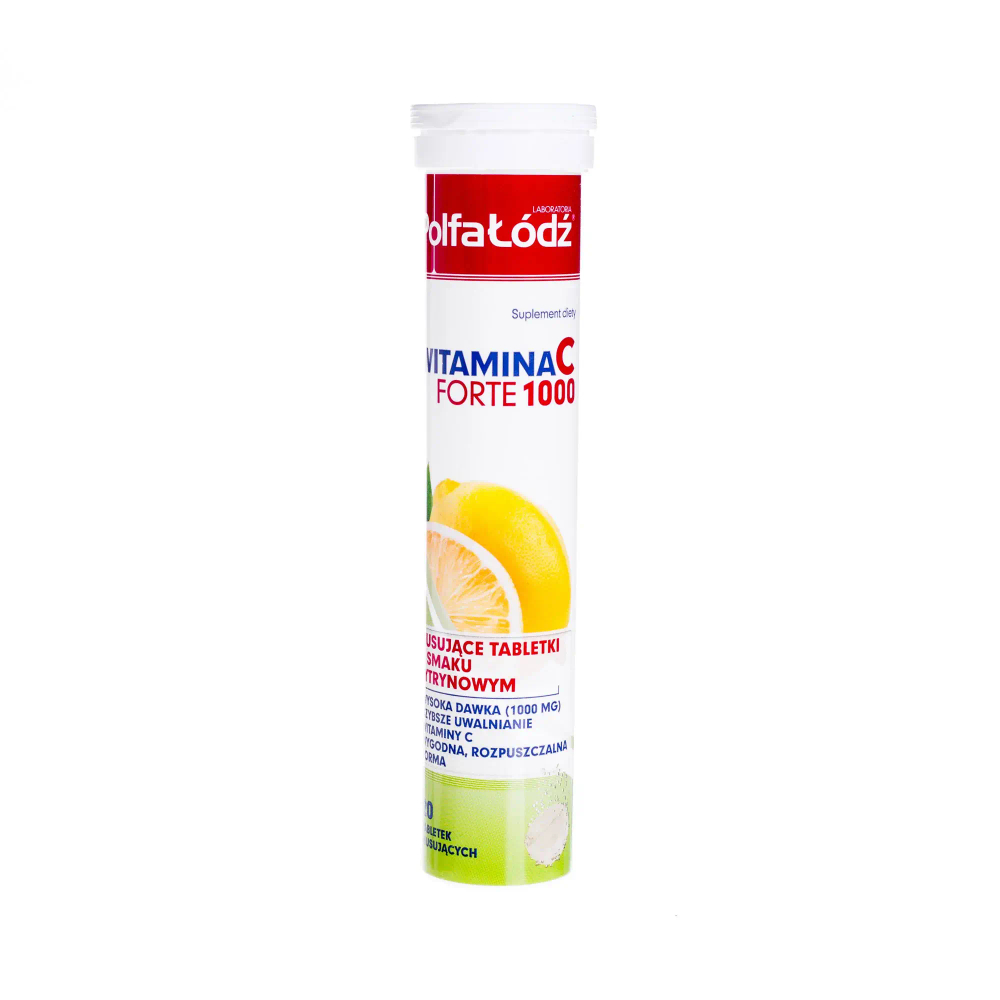 Polfa-Łodź Vitamin C Forte 1000 - 20 шипучих таблеток