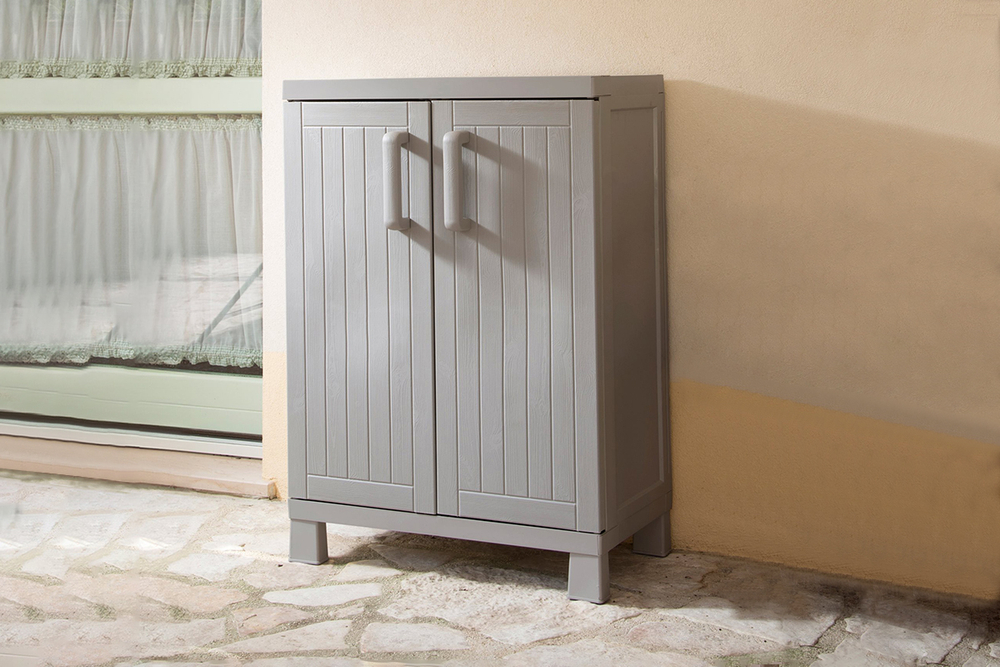 Уличная пластиковая тумба Toomax Wood Cabinet