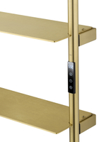 Полотенцесушитель электрический WONZON & WOGHAND DÜSSELDORF, Брашированное золото (WW-A205-BG)