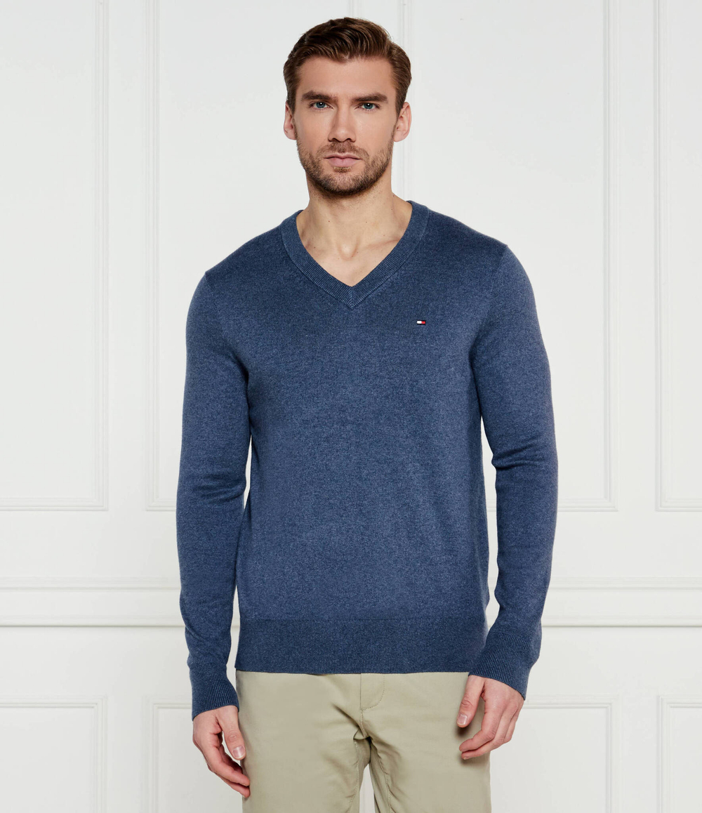 свитер Tommy Hilfiger - темно-синий(MW0MW28047)