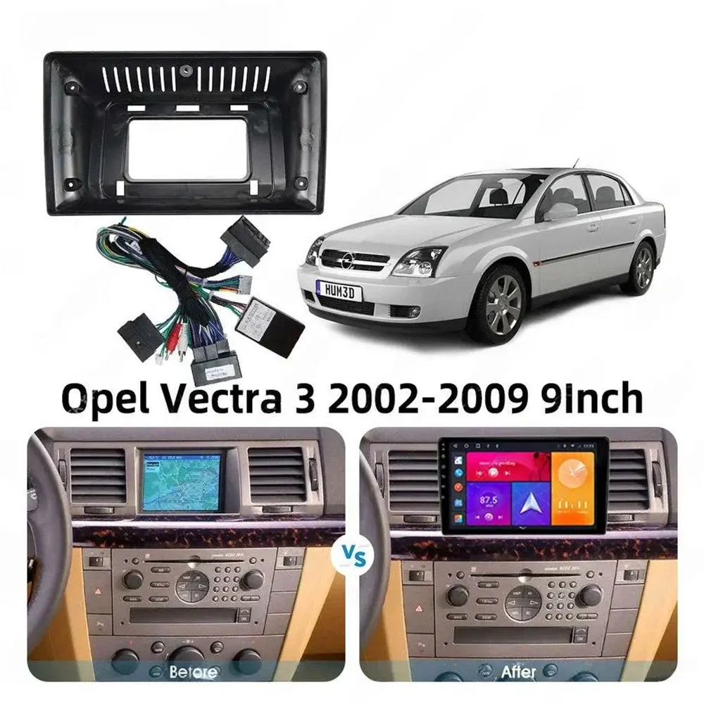 Магнитола для Opel Vectra 2002-2008 - Carmedia SF-9312 QLed+2K, Android 13, UIS7870 (DUDU7), CarPlay, SIM-слот