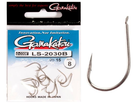 Крючки Gamakatsu LS-2030B NEW LABEL HOOKS BRONZE разм. 08 15шт.