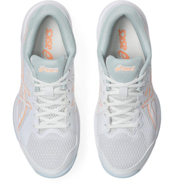 Женские кроссовки для бадминтона/сквоша Asics Beyond FF - white/bright sunstone