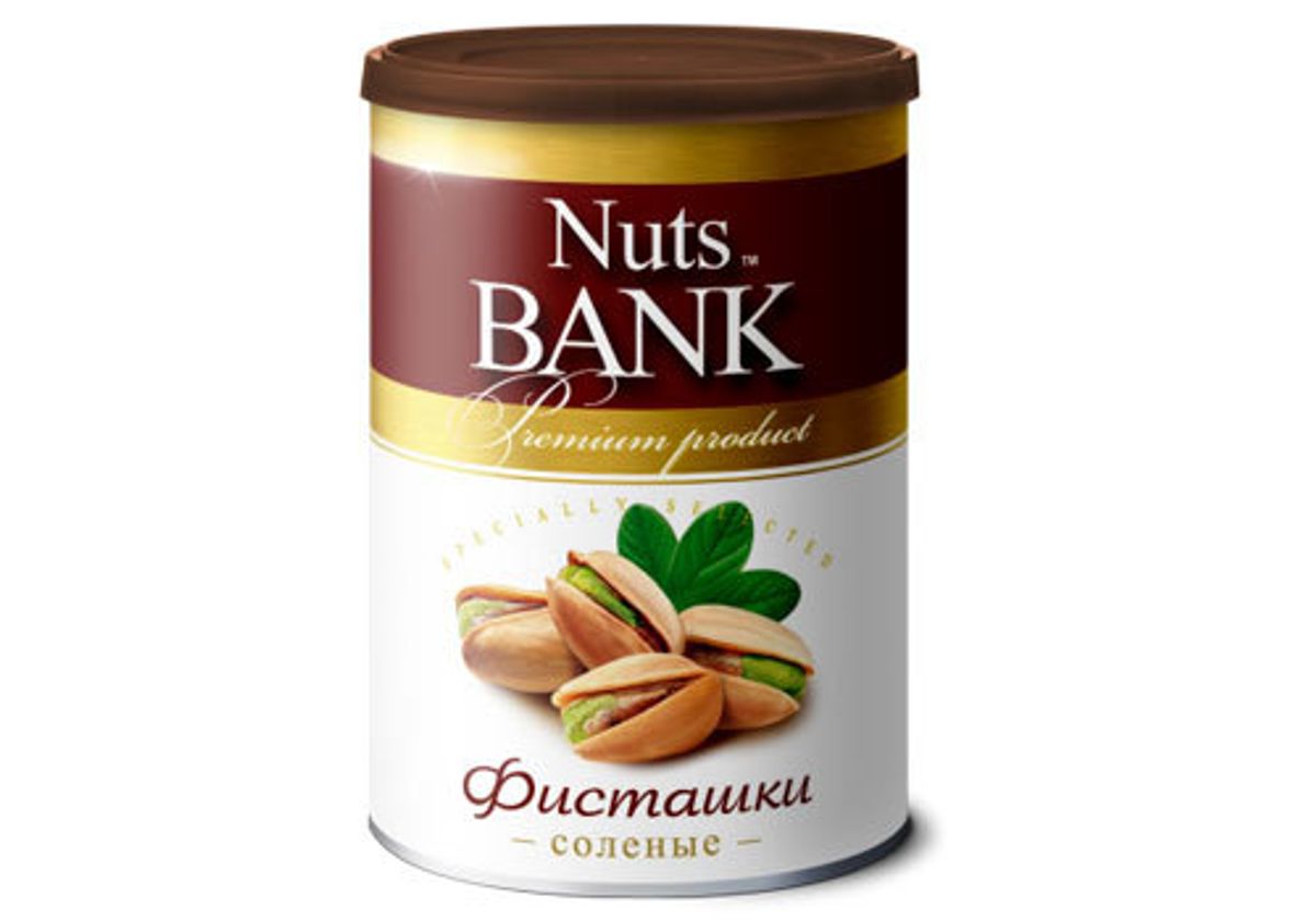 Фисташки солёные Nuts Bank, 175г