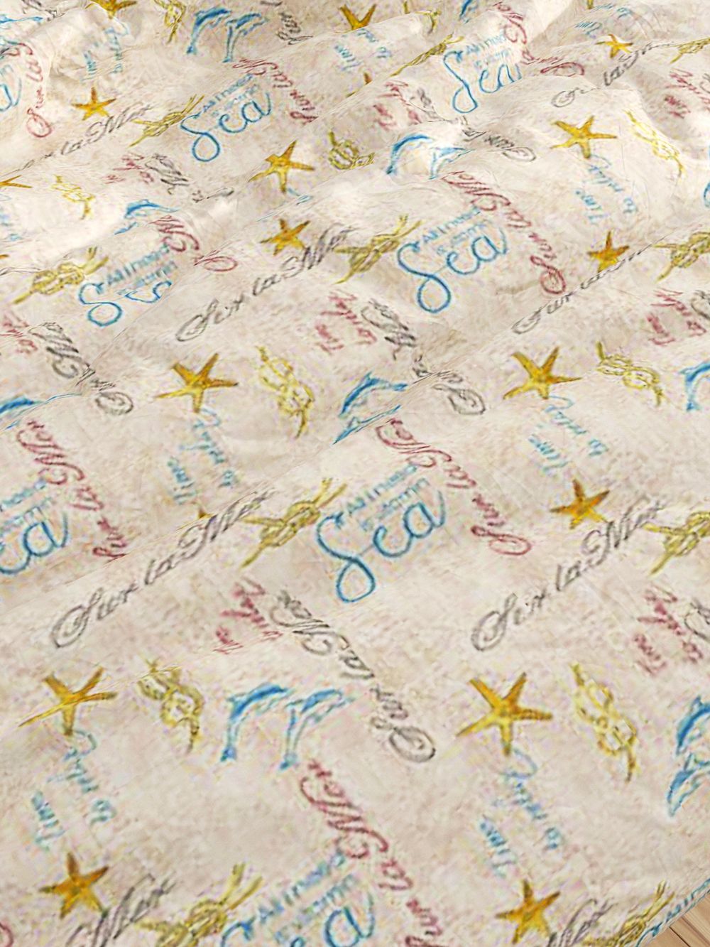 Постельное белье Сказка "Дельфины" 1,5-сп Наволочка 50х70 см 1 шт Простынь на резинке 90х200 см Пододеяльник 145х215 см, перкаль