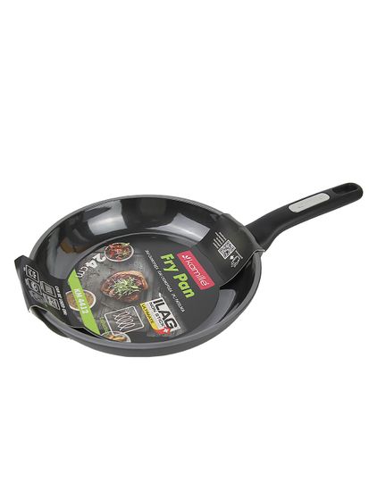 Сковорода 24 см. из литого алюминия Kamille KM 4412 со сверхпрочным антипригарным покрытием ILAG