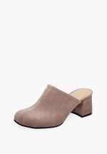 Мюли // Gloria // Cashmere // Suede