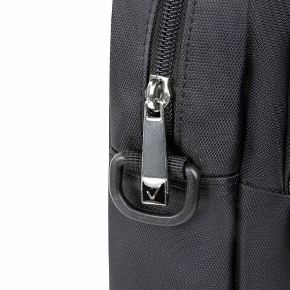 Сумка-портфель BRAUBERG "Protect" с отделением для ноутбука 15,6", 2 отделения, черная, 30х40х7 см, 270831