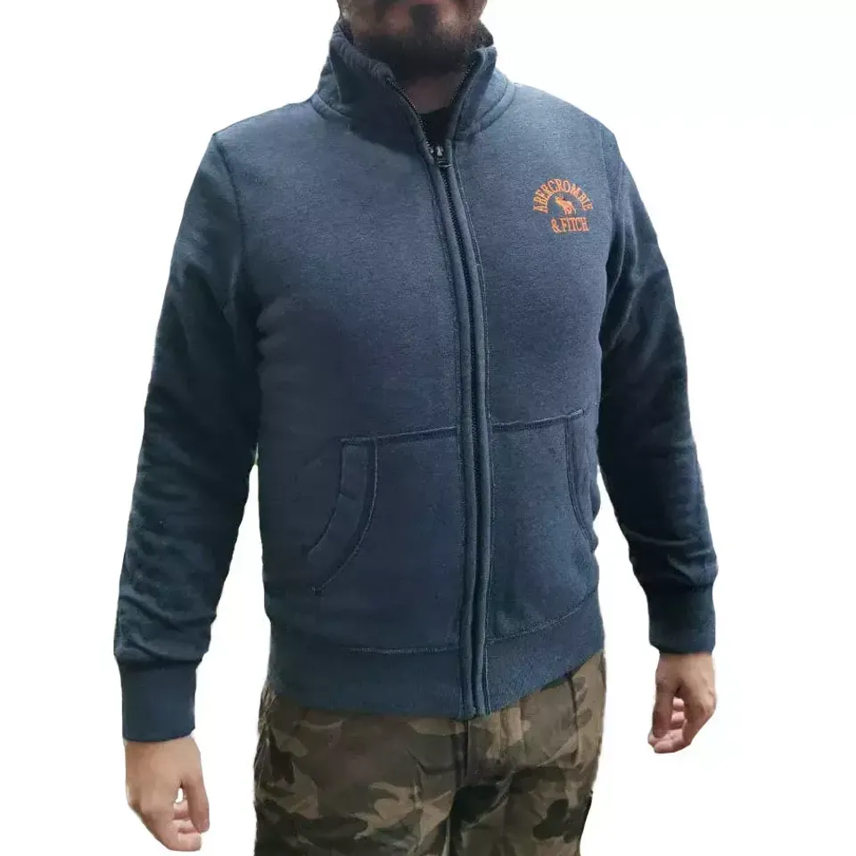 Толстовка Abercrombie & Fitch утепленная (серая)
