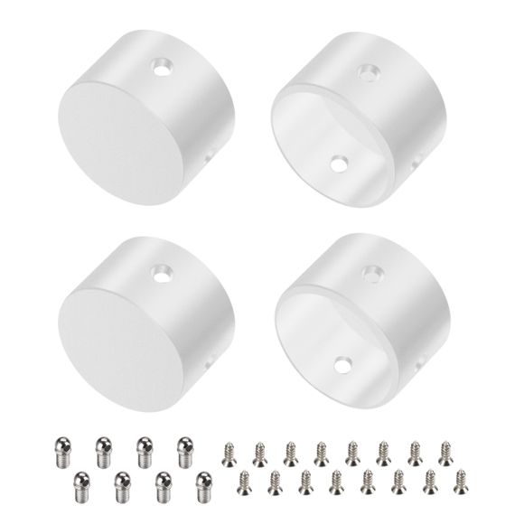 Заглушка WPH-FLEX-D22-360deg WHITE ALU глухая Arlight 049939