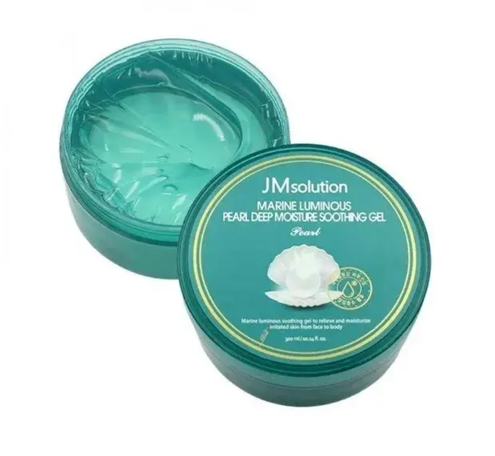 Гель для лица и тела с экстрактом жемчуга JMSOLUTION Marine Luminous Pearl Soothing Gel 300 мл