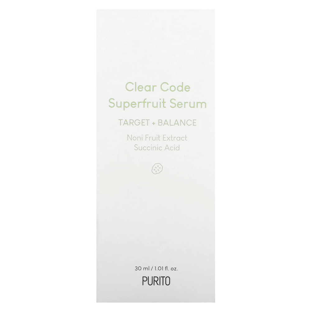 Purito, Clear Code Superfruit Serum, 30 мл (1,01 жидк. унц.)