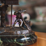 Жанровая композиция с термометром «Мальчик с шарманкой»