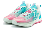 361° Big3 4.0 SWITCH Low top Slip Resistant Abrasion Resistant Basketball Shoes Men"s Pink Green