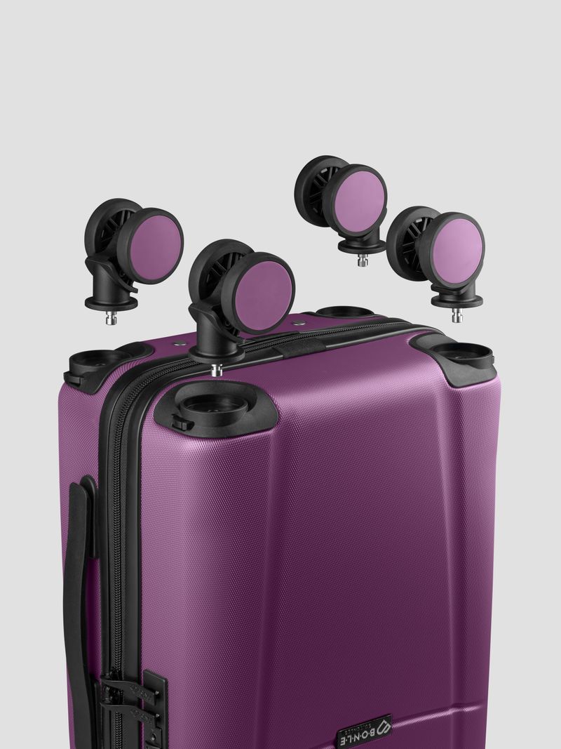 Чемодан Bonle размер XS Винный