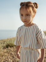 Футболка оверсайз Mjölk Ecru Stripes