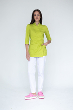 Блуза женская м288 Toray стретч лайм0933
