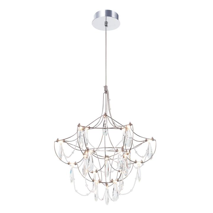 Подвесная светодиодная люстра Modelux Premium ML.5601.400P СН