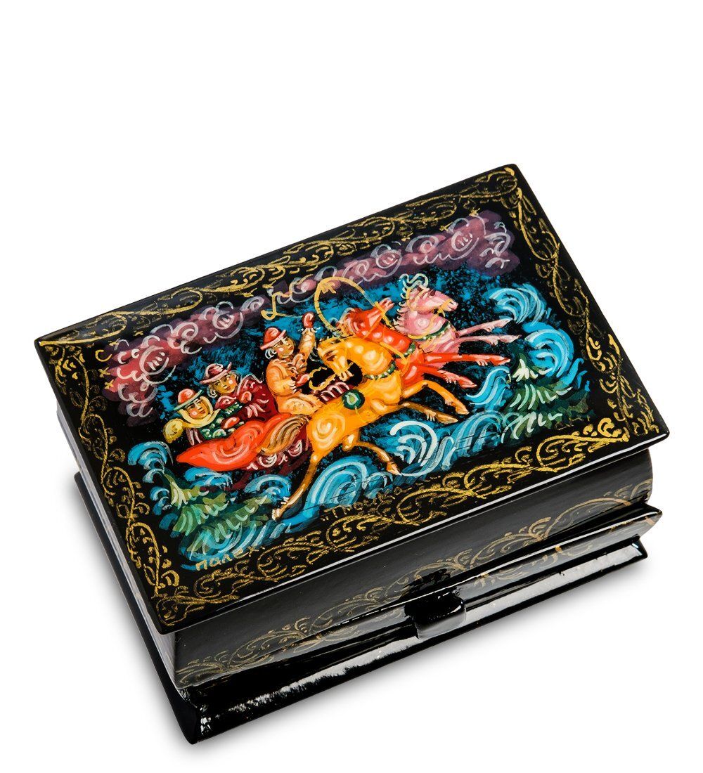 Народные промыслы ШК-85/23 Шкатулка «Тройка-зима»