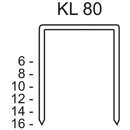 Скобы тип KL 80/10 CNK/3000 C420005