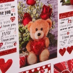 Пакет подарочный «I LOVE YOU!» 18*24*8,5 см, микс