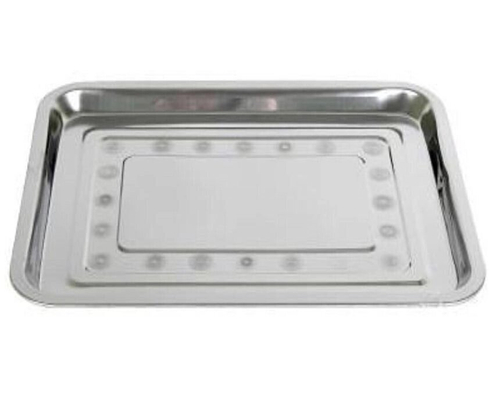 Поднос для шашлыка из нержавеющей стали прямоугольный №2