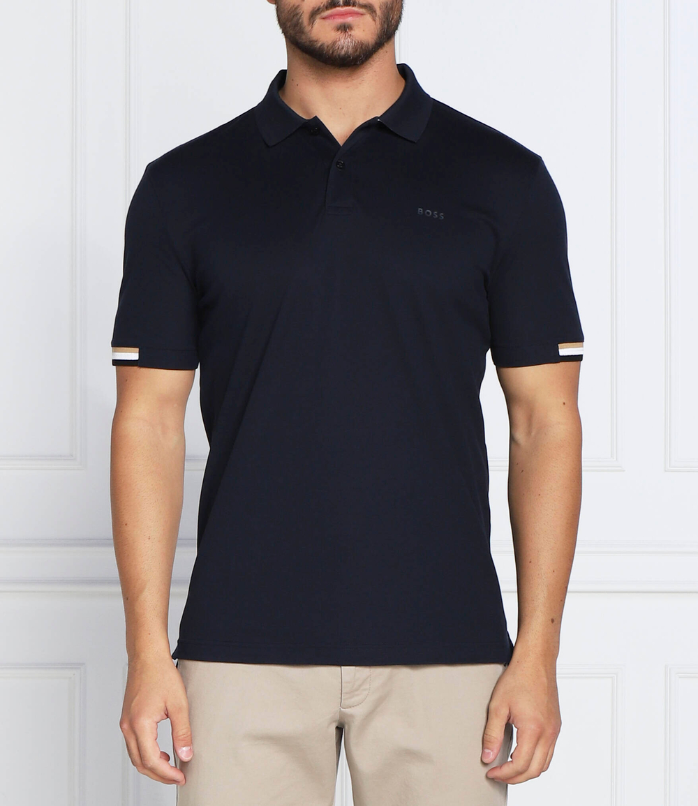 поло parlay 147 BOSS BLACK - темно-синий(50467113)