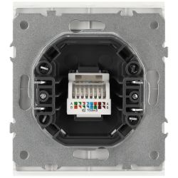 Розетка ЭРА Arktik 16-3107-01 информационная RJ45 белый | Эра Arktik