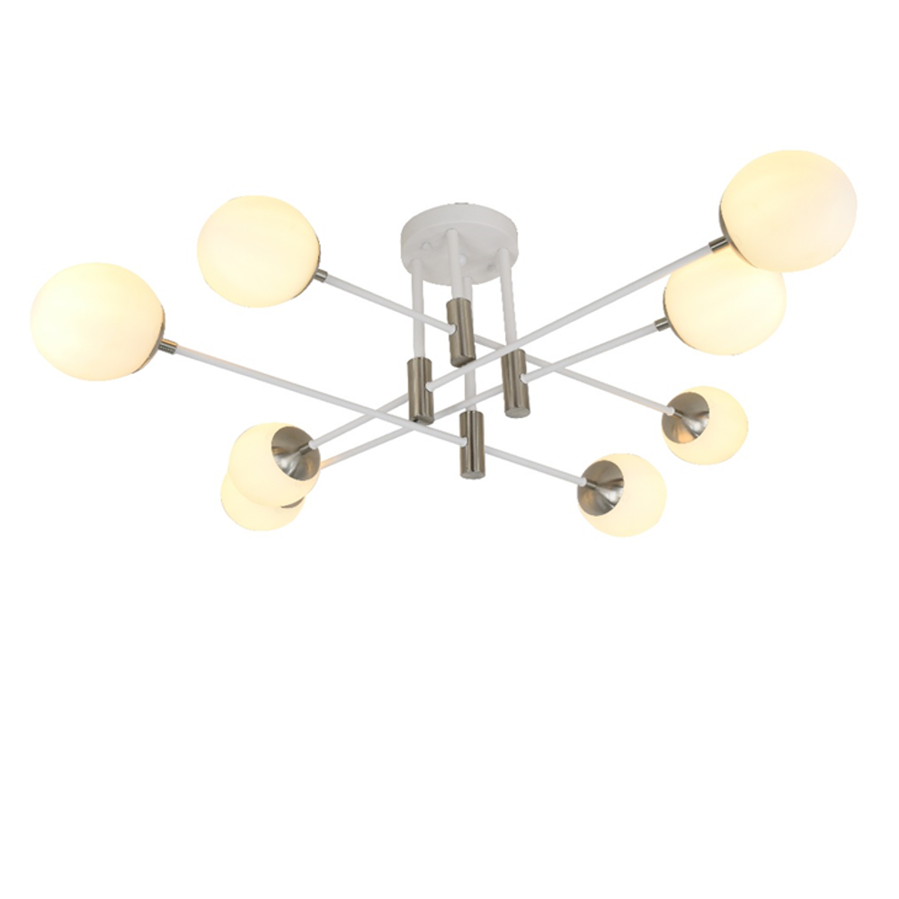 Потолочная люстра Mirastyle SL-41986/8 WT+Satin