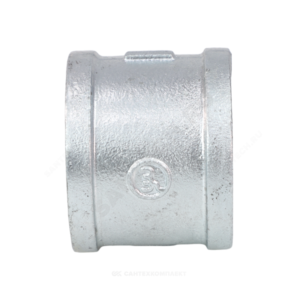 Муфта прямая чугун оц Ду 50 (2") ВР Fittex PLUS