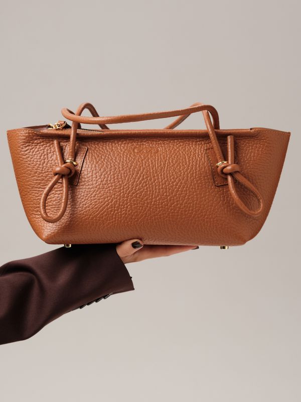 Кожаная сумка DBR 31340 коричневый камень