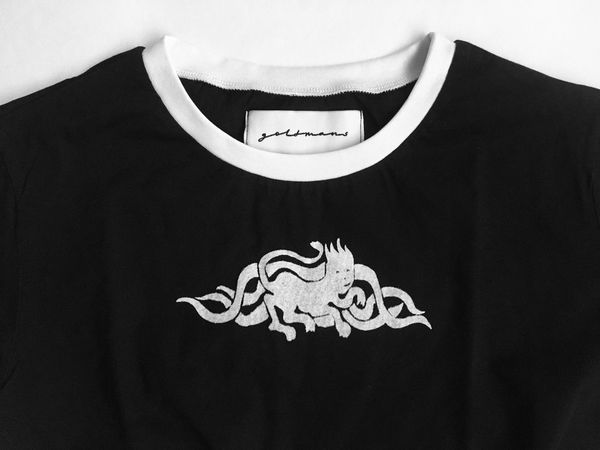 Футболка Огонёк Черная Женская - фото 3