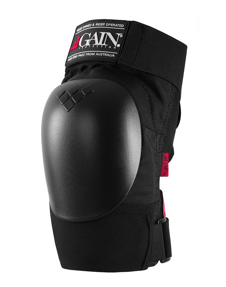 Защита на колени, детск., THE SHIELD hard shell knee pads, черн., размер XS GAIN