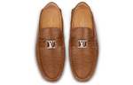 LOUIS VUITTON Hockenheim Moccasin Shoes "Brown"